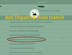 arti Departed from transit gateway